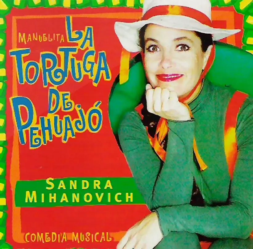 Portada del Album Sandra Mihanovich - Manuelita La Tortuga de Pehuajo, 1998