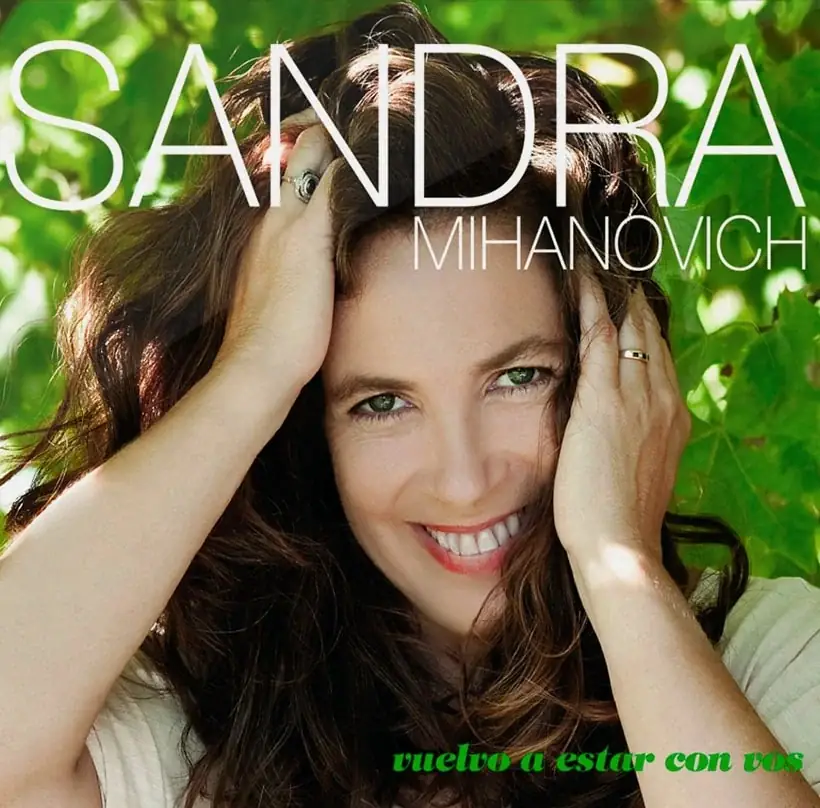 Portada del Album Sandra Mihanovich - Vuelvo A Estar Con Vos, 2012